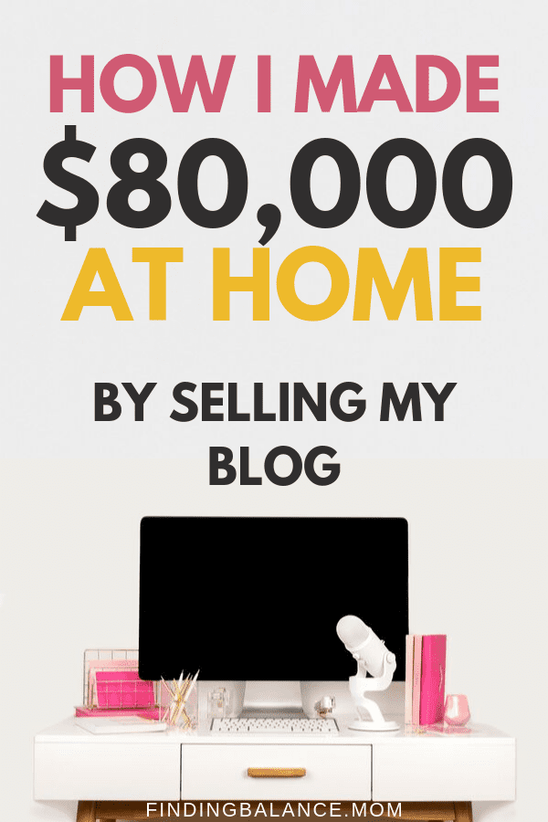 make money from home flipping blogs pin image